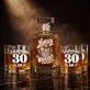 Zestaw Do Whisky Na 30 Urodziny Prezent Dla Mężczyzny: Dojrzewający Humor Zestaw Do Whisky Na 30 Urodziny Prezent Dla Mężczyzny: Dojrzewający Humor