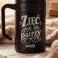 Kubek Termiczny z Uchem Dla Zięcia Prezent Dla Mężczyzny: Zięć Jak Się Patrzy Kubek Termiczny z Uchem Dla Zięcia Prezent Dla Mężczyzny: Zięć Jak Się Patrzy