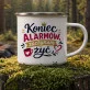 Kubek Emaliowany Na Emeryturę Prezent Dla Emeryta Kobiety: Wolne Poranki Kubek Emaliowany Na Emeryturę Prezent Dla Emeryta Kobiety: Wolne Poranki
