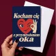 Kartka z Życzeniami Dla Zakochanych Dla Pary: Sarkastyczna Miłość Retro Kartka z Życzeniami Dla Zakochanych Dla Pary: Sarkastyczna Miłość Retro