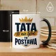 Kubek Z Nadrukiem Dla Ojca Prezent Na Dzień Ojca Dla Mężczyzny: Tata To Postawa Kubek Z Nadrukiem Dla Ojca Prezent Na Dzień Ojca Dla Mężczyzny: Tata To Postawa