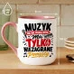 Kubek Z Nadrukiem Dla Muzyka Prezent Dla Mężczyzny: Muzyk Bez Problemów Kubek Z Nadrukiem Dla Muzyka Prezent Dla Mężczyzny: Muzyk Bez Problemów