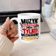 Kubek Z Nadrukiem Dla Muzyka Prezent Dla Mężczyzny: Muzyk Bez Problemów Kubek Z Nadrukiem Dla Muzyka Prezent Dla Mężczyzny: Muzyk Bez Problemów