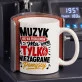 Kubek Z Nadrukiem Dla Muzyka Prezent Dla Mężczyzny: Muzyk Bez Problemów Kubek Z Nadrukiem Dla Muzyka Prezent Dla Mężczyzny: Muzyk Bez Problemów