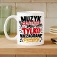 Kubek Z Nadrukiem Dla Muzyka Prezent Dla Mężczyzny: Muzyk Bez Problemów Kubek Z Nadrukiem Dla Muzyka Prezent Dla Mężczyzny: Muzyk Bez Problemów