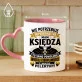 Kubek Z Nadrukiem Dla Księdza Prezent Dla Mężczyzny: Super Ksiądz Bez Peleryny Kubek Z Nadrukiem Dla Księdza Prezent Dla Mężczyzny: Super Ksiądz Bez Peleryny