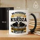 Kubek Z Nadrukiem Dla Księdza Prezent Dla Mężczyzny: Super Ksiądz Bez Peleryny Kubek Z Nadrukiem Dla Księdza Prezent Dla Mężczyzny: Super Ksiądz Bez Peleryny