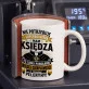 Kubek Z Nadrukiem Dla Księdza Prezent Dla Mężczyzny: Super Ksiądz Bez Peleryny Kubek Z Nadrukiem Dla Księdza Prezent Dla Mężczyzny: Super Ksiądz Bez Peleryny