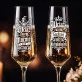 Dwa Kieliszki Do Szampana Na Rocznicę Ślubu Prezent Na Walentynki Dla Pary: Mocniejsi Razem Dwa Kieliszki Do Szampana Na Rocznicę Ślubu Prezent Na Walentynki Dla Pary: Mocniejsi Razem