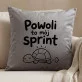 Poduszka Dekoracyjna Na Dzień Dziadka Prezent Dla Dziadka Mężczyzny: Powoli To Mój Sprint Poduszka Dekoracyjna Na Dzień Dziadka Prezent Dla Dziadka Mężczyzny: Powoli To Mój Sprint