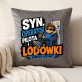 Poduszka Dekoracyjna Dla Syna Prezent Dla Mężczyzny: Syn, Operator Pilota I Lodówki Poduszka Dekoracyjna Dla Syna Prezent Dla Mężczyzny: Syn, Operator Pilota I Lodówki