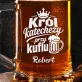Kufel Personalizowany z Grawerem Dla Katechety Prezent Dla Mężczyzny: Król Katechezy Kufel Personalizowany z Grawerem Dla Katechety Prezent Dla Mężczyzny: Król Katechezy