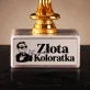 Statuetka Z Grawerem Dla Księdza Prezent Dla Mężczyzny: Złota Koloratka