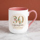 30 urodziny kwiaty - Kubek ceramiczny z kolorowym rantem