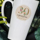 30 urodziny kwiaty - Personalizowany Kubek