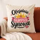 Poduszka Dekoracyjna Dla Synowej Prezent Dla Kobiety: Zabawna Rodzinna Typografia Poduszka Dekoracyjna Dla Synowej Prezent Dla Kobiety: Zabawna Rodzinna Typografia