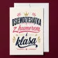 Kartka z Życzeniami Dla 80 Latki Na 80 Urodziny Dla Kobiety: Elegancka Osiemdziesiątka