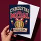 Kartka z Życzeniami Dla Chrzestnej Dla Kobiety: Retro Drużyna Chrzestnej