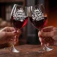 Dwa Kieliszki Do Wina Dla Cioci I Wujka Prezent Dla Pary: Królewska Para Dwa Kieliszki Do Wina Dla Cioci I Wujka Prezent Dla Pary: Królewska Para