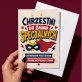 Kartka z Życzeniami Dla Chrzestnych Dla Pary: Chrzestni Z Humorem Kartka z Życzeniami Dla Chrzestnych Dla Pary: Chrzestni Z Humorem