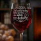 Kieliszek Do Wina Dla Księgowego Prezent Dla Mężczyzny: Serce Księgowego Grawer