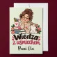 Kartka Personalizowana Na Dzień Nauczyciela Prezent Dla Nauczyciela Kobiety: Wiedza Z Uśmiechem Kartka Personalizowana Na Dzień Nauczyciela Prezent Dla Nauczyciela Kobiety: Wiedza Z Uśmiechem