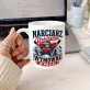 Kubek Z Nadrukiem Dla Narciarza Prezent Dla Mężczyzny: Narciarz Z Urodzenia Kubek Z Nadrukiem Dla Narciarza Prezent Dla Mężczyzny: Narciarz Z Urodzenia