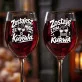 Dwa Kieliszki Do Wina Dla Pary Młodej Prezent Na Ślub Dla Pary: Na Zawsze Kurwa Dwa Kieliszki Do Wina Dla Pary Młodej Prezent Na Ślub Dla Pary: Na Zawsze Kurwa