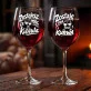 Dwa Kieliszki Do Wina Dla Pary Młodej Prezent Na Ślub Dla Pary: Na Zawsze Kurwa Dwa Kieliszki Do Wina Dla Pary Młodej Prezent Na Ślub Dla Pary: Na Zawsze Kurwa