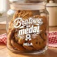 Słoik Na Ciastka z Grawerem Dla Bratowej Prezent Dla Kobiety: Bratowa Na Medal Słoik Na Ciastka z Grawerem Dla Bratowej Prezent Dla Kobiety: Bratowa Na Medal