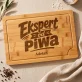 Deska Do Krojenia z Grawerem Dla Piwosza Prezent Dla Mężczyzny: Ekspert Od Piwa Deska Do Krojenia z Grawerem Dla Piwosza Prezent Dla Mężczyzny: Ekspert Od Piwa