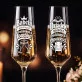 Dwa Kieliszki Do Szampana Dla Dziadka i Babci Prezent Na Dzień Babci i Dziadka Dla Pary: Babcia Mistrzyni Dwa Kieliszki Do Szampana Dla Dziadka i Babci Prezent Na Dzień Babci i Dziadka Dla Pary: Babcia Mistrzyni