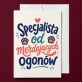 Kartka z Życzeniami Dla Weterynarza Dla Mężczyzny: Merdające Ogony Kartka z Życzeniami Dla Weterynarza Dla Mężczyzny: Merdające Ogony
