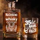 Zestaw Do Whisky Na 35 Rocznice Ślubu Prezent Na Walentynki Dla Mężczyzny: Małżeństwo I Whisky Dojrzewają