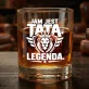 Szklanka Do Whisky Dla Taty Prezent Na Dzień Ojca Dla Mężczyzny: Jam Jest Tata. Legenda. Szklanka Do Whisky Dla Taty Prezent Na Dzień Ojca Dla Mężczyzny: Jam Jest Tata. Legenda.