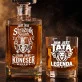 Zestaw Do Whisky Dla Taty Prezent Na Dzień Ojca Dla Mężczyzny: Herb Konesera