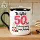 Kubek Z Nadrukiem Dla 50 Latki Prezent Na 50 Urodziny Dla Kobiety: To Tylko 50 Kubek Z Nadrukiem Dla 50 Latki Prezent Na 50 Urodziny Dla Kobiety: To Tylko 50