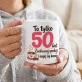 Kubek Z Nadrukiem Dla 50 Latki Prezent Na 50 Urodziny Dla Kobiety: To Tylko 50 Kubek Z Nadrukiem Dla 50 Latki Prezent Na 50 Urodziny Dla Kobiety: To Tylko 50
