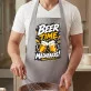 Fartuch Dla Chłopaka Prezent Na Dzień Chłopaka Dla Mężczyzny: Beer Time Madafakas!