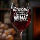 Kieliszek Do Wina Dla Przyjaciółki Prezent Dla Kobiety: Przyjaciółka Z Klasą Kieliszek Do Wina Dla Przyjaciółki Prezent Dla Kobiety: Przyjaciółka Z Klasą