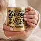 Złoty Kubek Dla Nauczyciela Biologii Prezent Na Dzień Nauczyciela Dla Mężczyzny: Z Pasją Do Życia