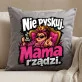 Poduszka Dekoracyjna Na Dzień Matki Prezent Dla Mamy Kobiety: Nie Pyskuj. Mama Rządzi. Poduszka Dekoracyjna Na Dzień Matki Prezent Dla Mamy Kobiety: Nie Pyskuj. Mama Rządzi.