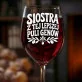 Kieliszek Do Wina Dla Siostry Prezent Dla Kobiety: Lepsza Pula Genów Kieliszek Do Wina Dla Siostry Prezent Dla Kobiety: Lepsza Pula Genów