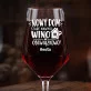 Mega Kieliszek Do Wina z Grawerem Na Parapetówkę Prezent Dla Kobiety: Nowy Dom Wino
