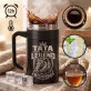Kubek Termiczny Z Grawerem Dla Taty Prezent Na Dzień Ojca Dla Mężczyzny: Tata Wychowuje Legendy