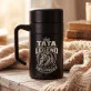 Kubek Termiczny Z Grawerem Dla Taty Prezent Na Dzień Ojca Dla Mężczyzny: Tata Wychowuje Legendy