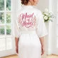 Szlafrok Satynowy Dla Świadkowej Prezent Dla Kobiety: Maid Of Honor