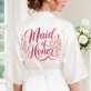 Szlafrok Satynowy Dla Świadkowej Prezent Dla Kobiety: Maid Of Honor