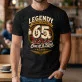 Koszulka Męska Na 65 Urodziny Prezent Dla Mężczyzny: Legendy Się Nie