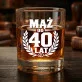 Zestaw Prezentowy Whisky Na 40 Lecie Ślubu Dla Mężczyzny: Mąż Od 40 Lat Zestaw Prezentowy Whisky Na 40 Lecie Ślubu Dla Mężczyzny: Mąż Od 40 Lat